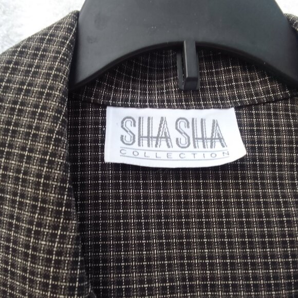 Bundle matching sunglass&ShaSha crop jacket w wide-leg pant skirt set, brand new - Picture 5 of 7